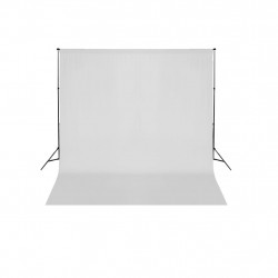 System zawieszenia tła z białym tłem 600 x 300 cm