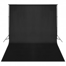 System zawieszenia tła z czarnym tłem 500 x 300 cm
