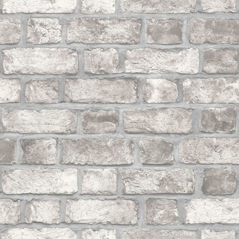 Noordwand Tapeta Homestyle Brick Wall, szarość i złamana biel