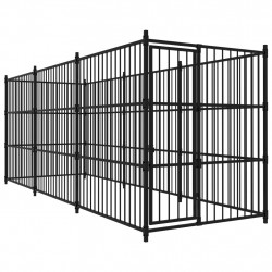 Kojec zewnętrzny dla psa, 450 x 150 x 185 cm