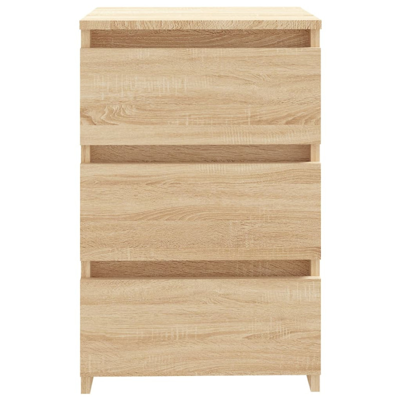 Szafka nocna, dąb sonoma 40x35x62,5 cm, materiał drewnopochodny