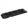 Trapy, 2 szt., czarne, 107x31x7 cm, nylon
