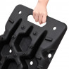 Trapy, 2 szt., czarne, 107x31x7 cm, nylon