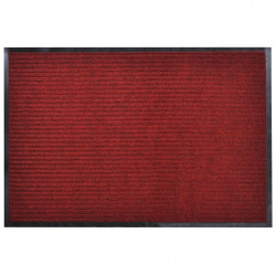 Wycieraczka, czerwona, 90x60 cm, PVC