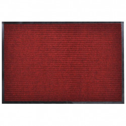 Wycieraczka, czerwona, 90x150 cm, PVC