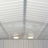 Szopa ogrodowa, zielona, 257x779x181 cm, stal galwanizowana