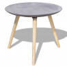 Zestaw dwóch stolików, 55 i 44 cm, betonowa szarość