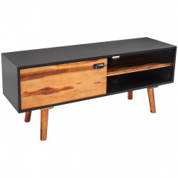 Szafka pod TV z drewna akacjowego 120x35x45cm
