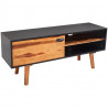 Szafka pod TV z drewna akacjowego 120x35x45cm