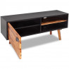 Szafka pod TV z drewna akacjowego 120x35x45cm