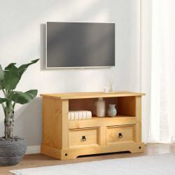 Szafka TV w meksykańskim stylu Corona, sosna, 91x43x56 cm