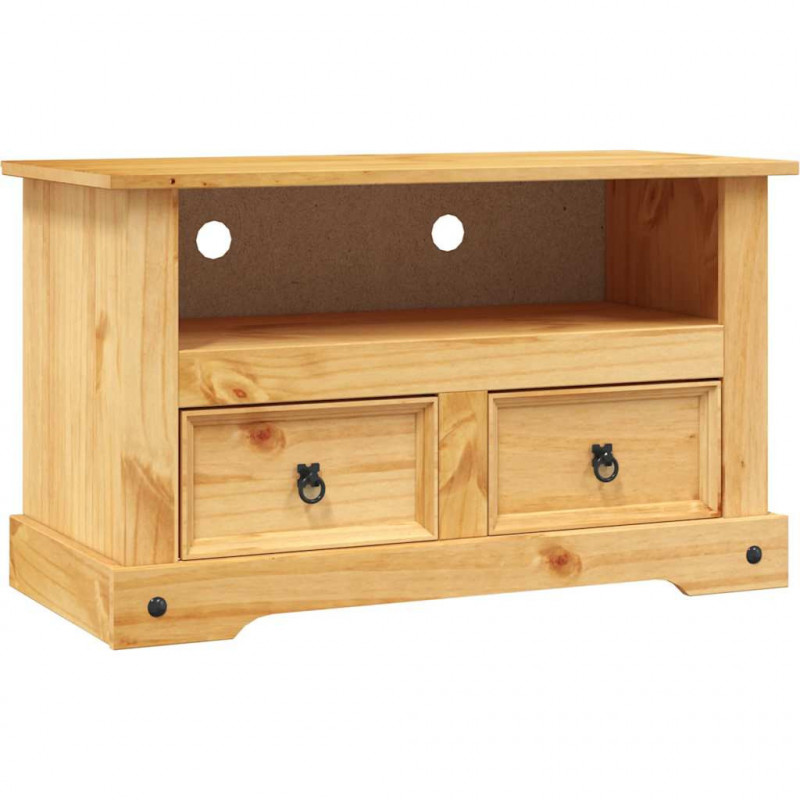 Szafka TV w meksykańskim stylu Corona, sosna, 91x43x56 cm