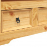 Szafka TV w meksykańskim stylu Corona, sosna, 91x43x56 cm
