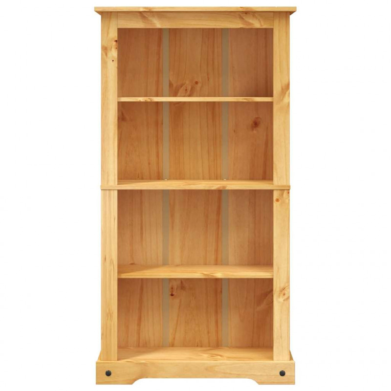 Biblioteczka w meksykańskim stylu Corona, sosna, 80x29x150 cm