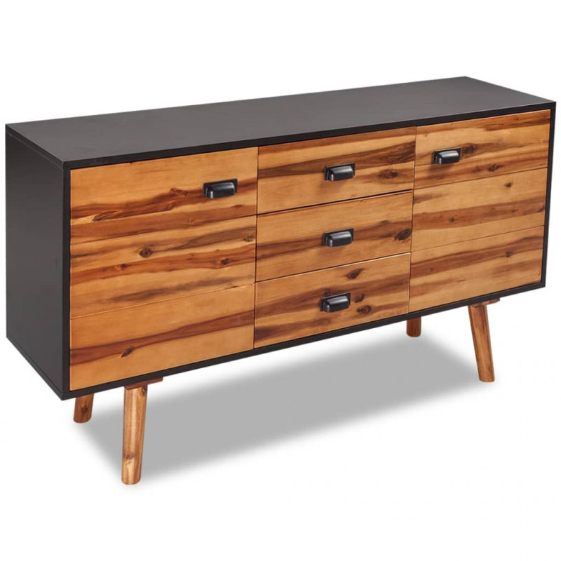 Szafka z drewna akacjowego 115 x 35 x 70 cm