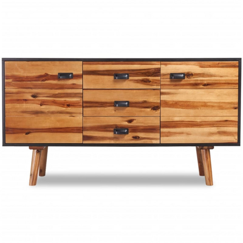 Szafka z drewna akacjowego 115 x 35 x 70 cm