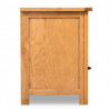 Szafka pod telewizor, 90 x 35 x 48 cm, lite drewno dębowe