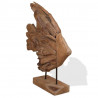Rzeźba Ryba Teak 40x12x57 cm