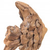 Rzeźba Ryba Teak 40x12x57 cm