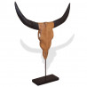 Rzeźba Czaszka Byka Teak 66x15x88 cm