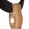 Rzeźba Czaszka Byka Teak 66x15x88 cm