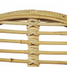 Krzesła do jadalni, 2 szt., naturalny rattan