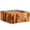 Stolik kawowy z drewna akacjowego, 70 x 70 x 30 cm