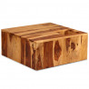 Stolik kawowy z drewna akacjowego, 70 x 70 x 30 cm