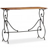 Stolik typu konsola z litego drewna akacjowego, 100x40x75 cm