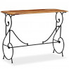 Stolik typu konsola z litego drewna akacjowego, 100x40x75 cm