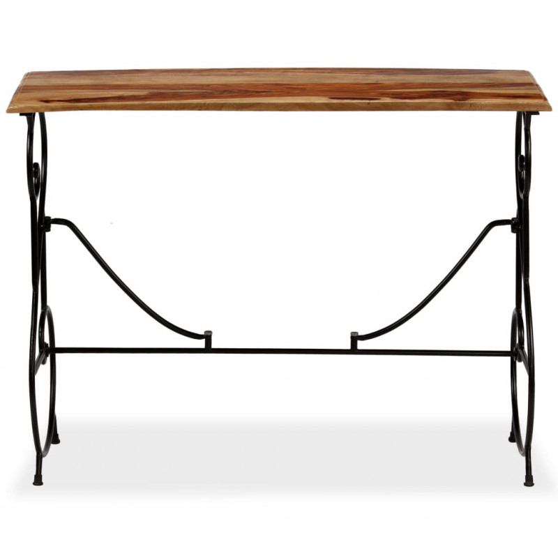 Stolik typu konsola z litego drewna akacjowego, 100x40x75 cm