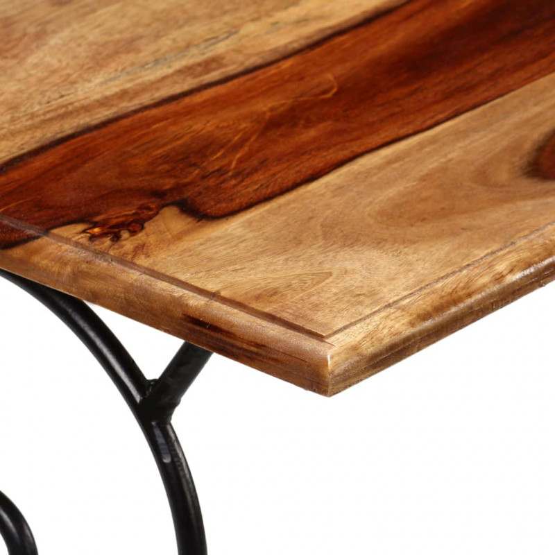 Stolik typu konsola z litego drewna akacjowego, 100x40x75 cm