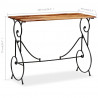 Stolik typu konsola z litego drewna akacjowego, 100x40x75 cm