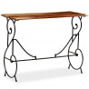 Stolik typu konsola z litego drewna akacjowego, 100x40x75 cm