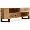 Szafka pod telewizor, lite drewno mango, 120 x 30 x 40 cm