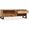Szafka pod telewizor, lite drewno mango, 120 x 30 x 40 cm