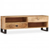 Szafka pod telewizor, lite drewno mango, 120 x 30 x 40 cm