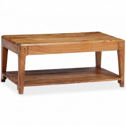 Stolik kawowy z litego drewna, 88 x 50 x 38 cm