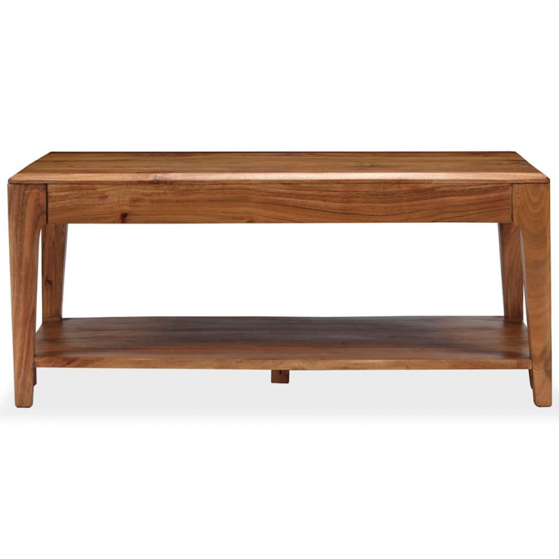 Stolik kawowy z litego drewna, 88 x 50 x 38 cm