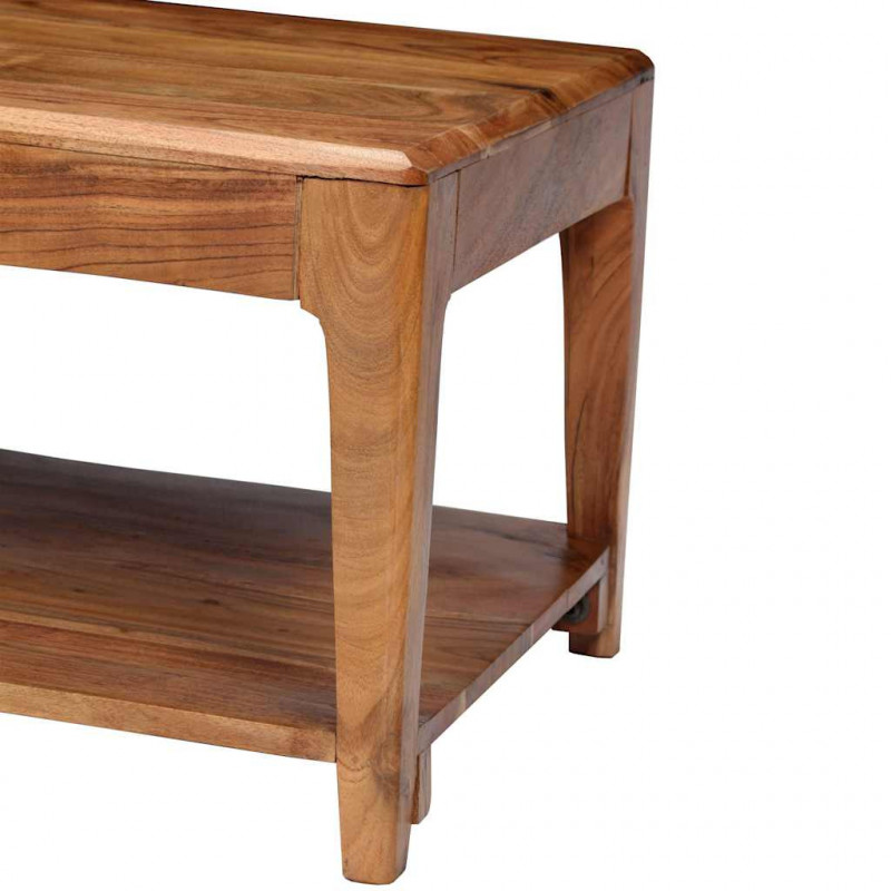 Stolik kawowy z litego drewna, 88 x 50 x 38 cm