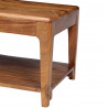 Stolik kawowy z litego drewna, 88 x 50 x 38 cm