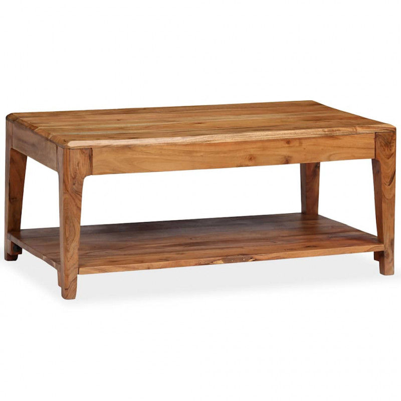 Stolik kawowy z litego drewna, 88 x 50 x 38 cm