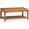 Stolik kawowy z litego drewna, 88 x 50 x 38 cm