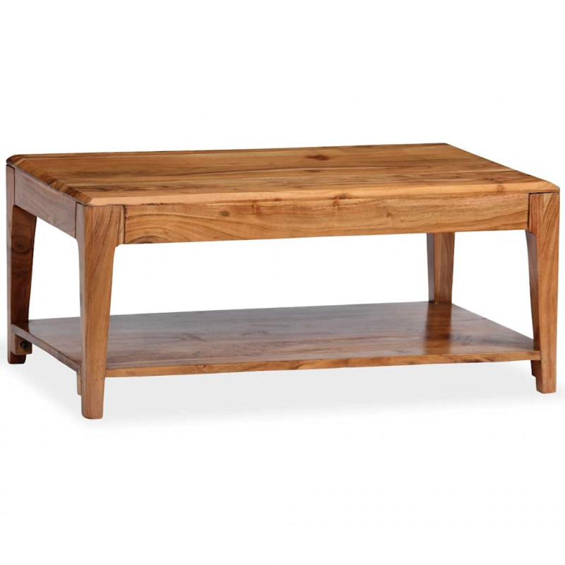 Stolik kawowy z litego drewna, 88 x 50 x 38 cm