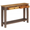 Stolik typu konsola z litego drewna, vintage, 118 x 30 x 80 cm