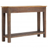 Stolik typu konsola z litego drewna, vintage, 118 x 30 x 80 cm