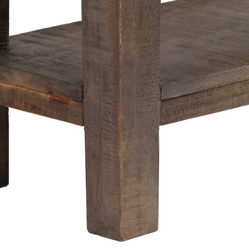 Stolik typu konsola z litego drewna, vintage, 118 x 30 x 80 cm