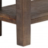 Stolik typu konsola z litego drewna, vintage, 118 x 30 x 80 cm