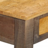 Stolik typu konsola z litego drewna, vintage, 118 x 30 x 80 cm