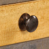 Stolik typu konsola z litego drewna, vintage, 118 x 30 x 80 cm